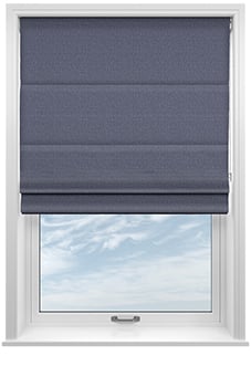 Geneva, Iron Grey - Roman Blind